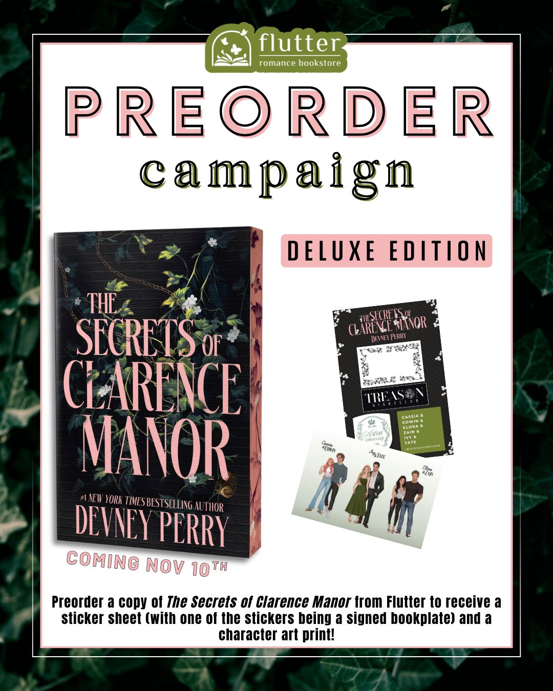The Secrets of Clarence Manor (Deluxe Edition) (PREORDER 11/10/26)