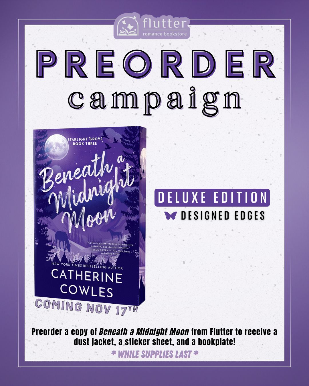 Beneath a Midnight Moon (Starlight Grove #3) (PREORDER 11/17/26)