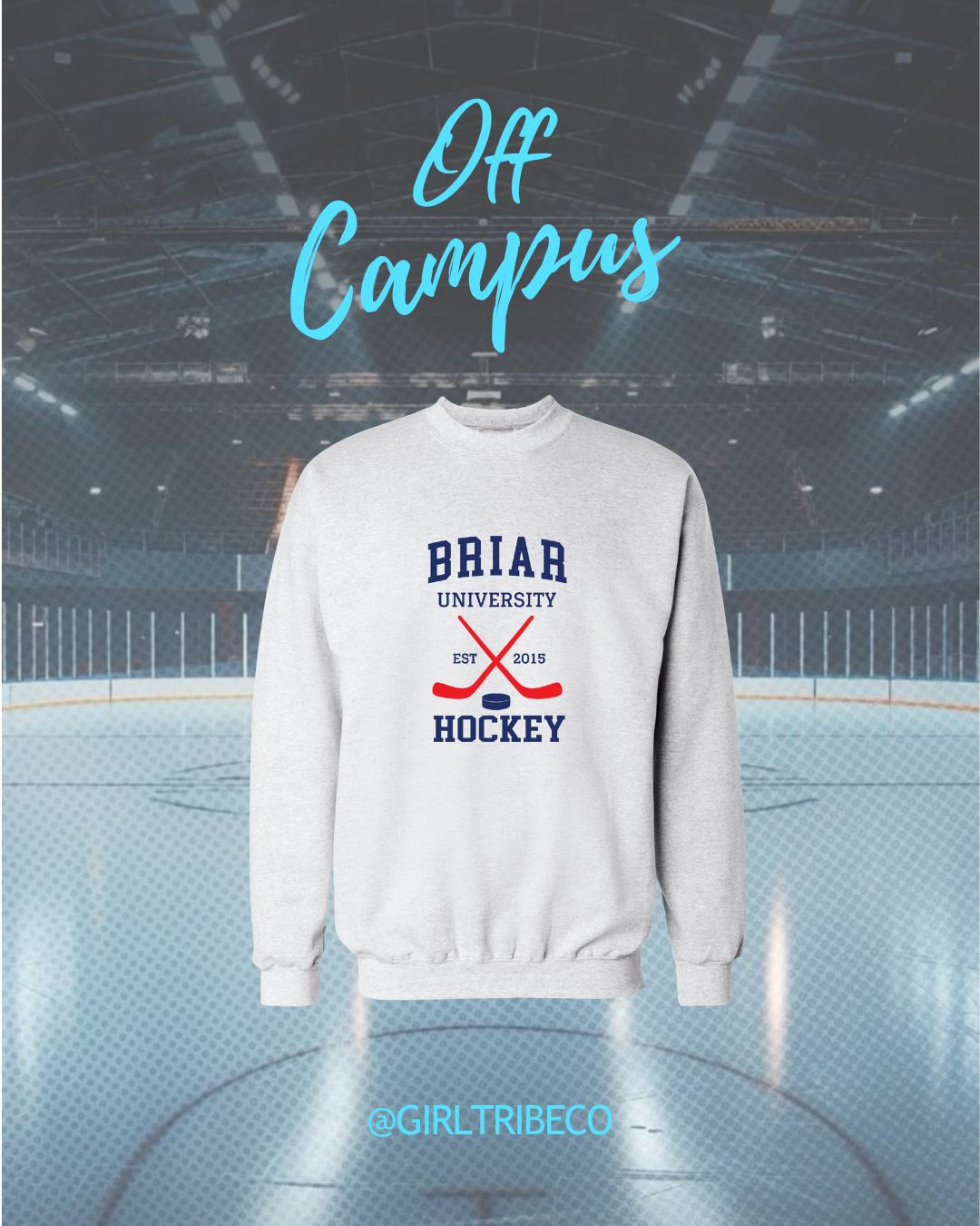 Briar Hockey Sweatshirt in Ash