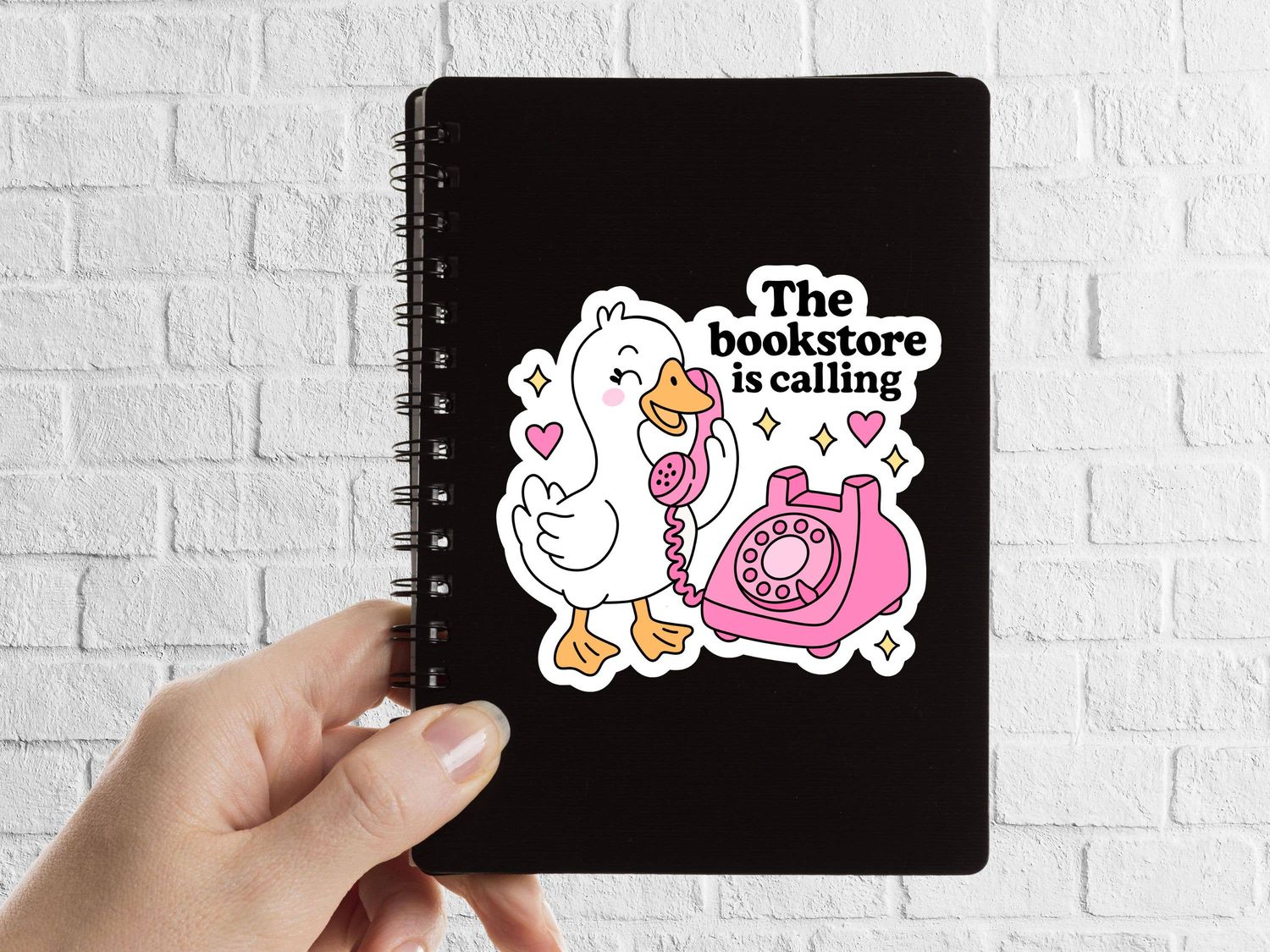 The Bookstore is Calling - Silly Goose Sticker 