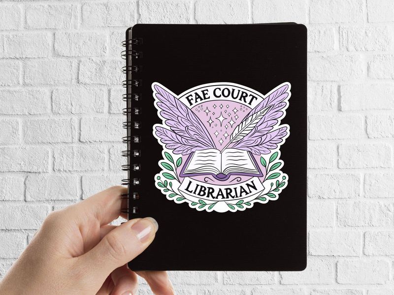 Fae Court Librarian Sticker