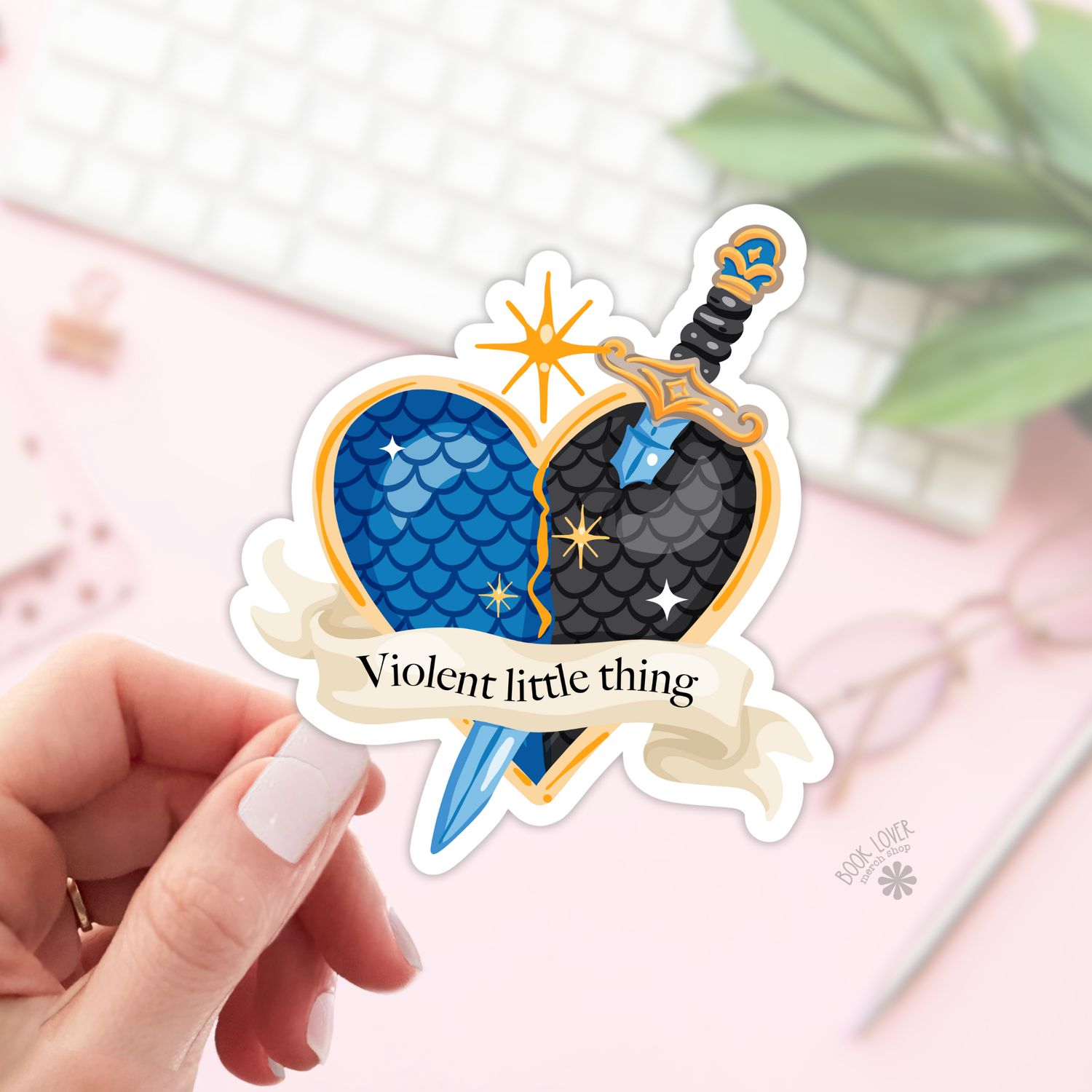 Violent Little Thing Stickers / Bookish Stickers / Book, Size: 2''