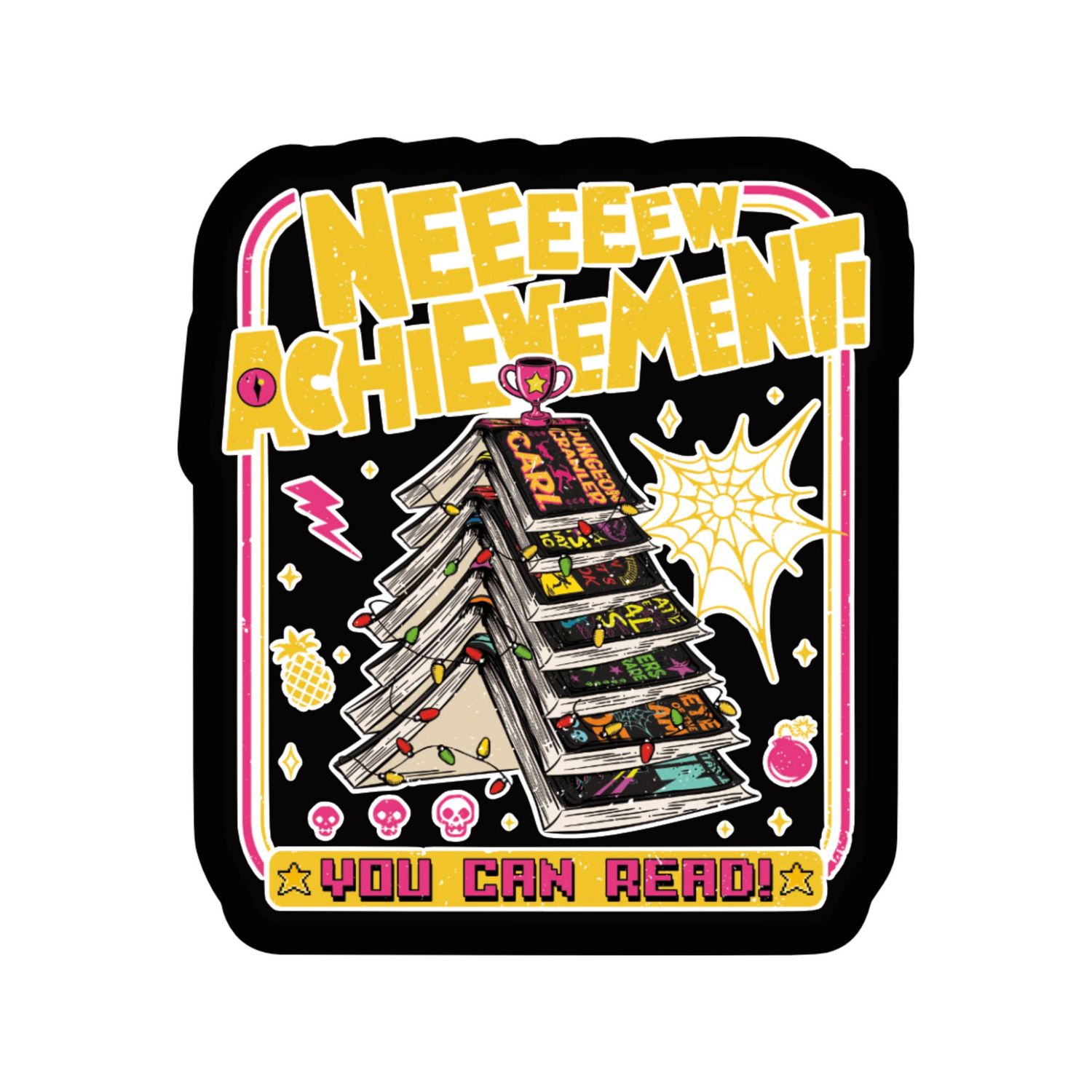 Humor Science Fiction Funny Book High Quality Vinyl Sticker(1)(1)(1)