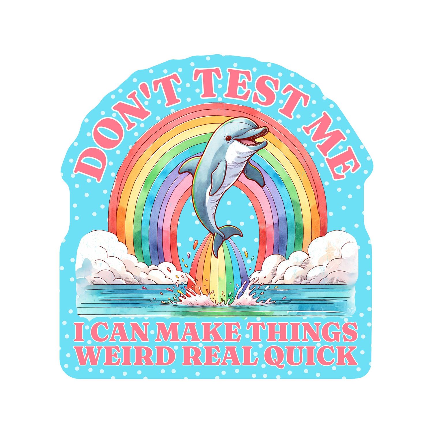 80s Funny Bright Humor Nostalgia High Quality Vinyl Sticker