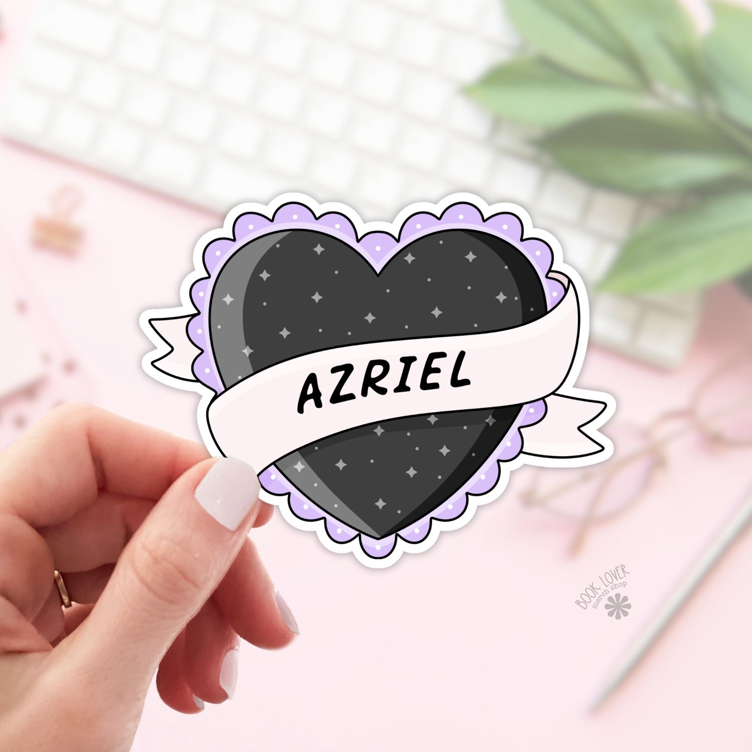 Azriel Stickers / ACOTAR / A Court of Thorns and Roses, Size: 2''