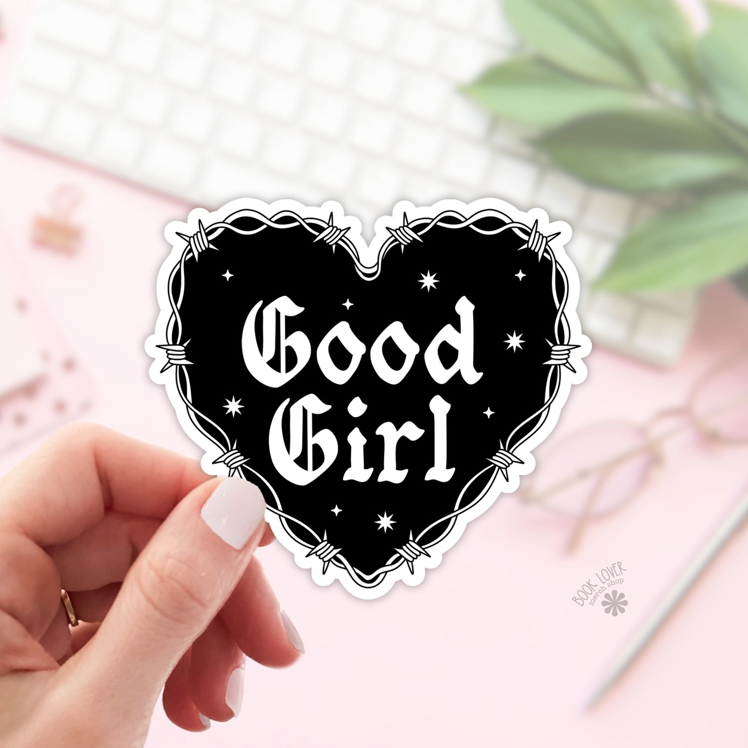 Good Girl Stickers / Bookish Stickers / Book Lover Gift 