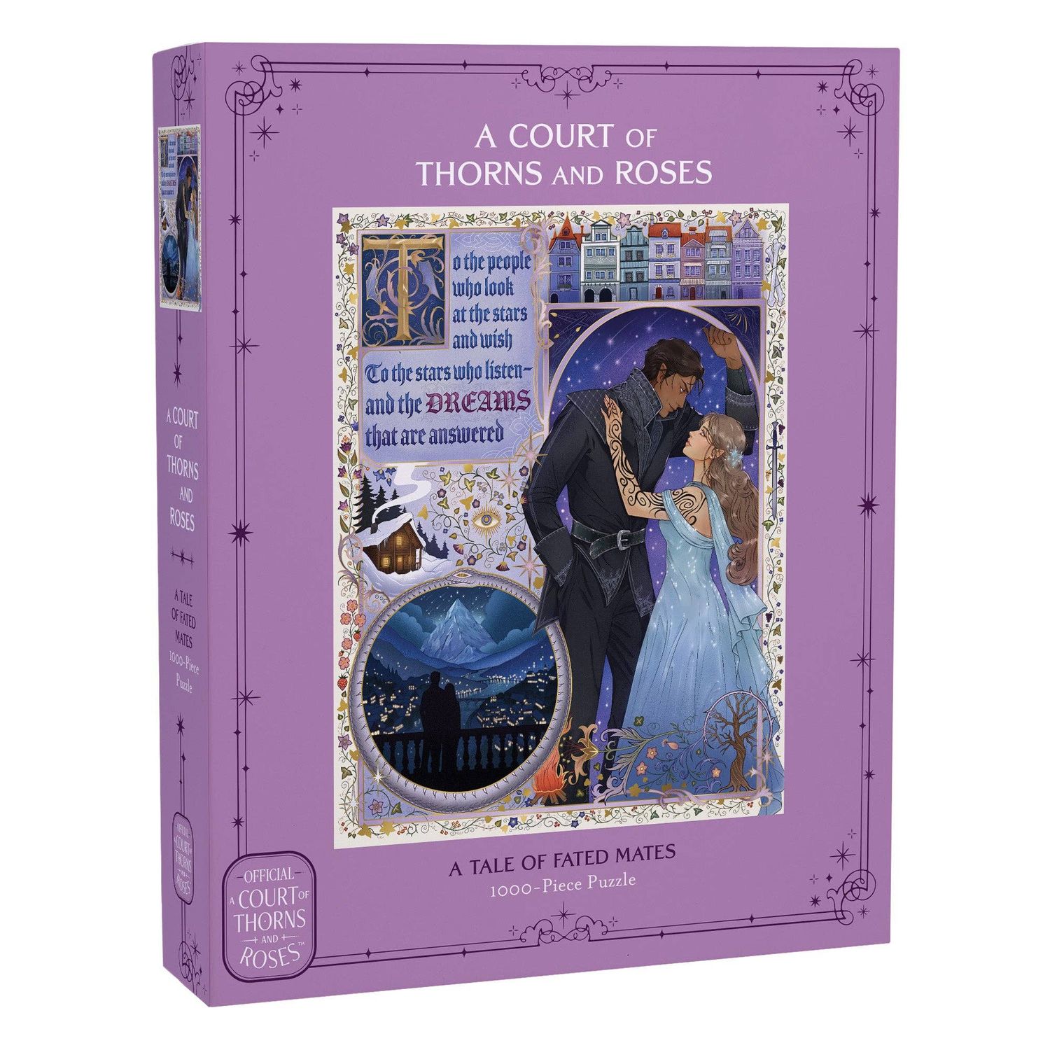A Court of Thorns and Roses Official A Tale of Fated Mates Rhysand and Feyre 1000-Piece Puzzle