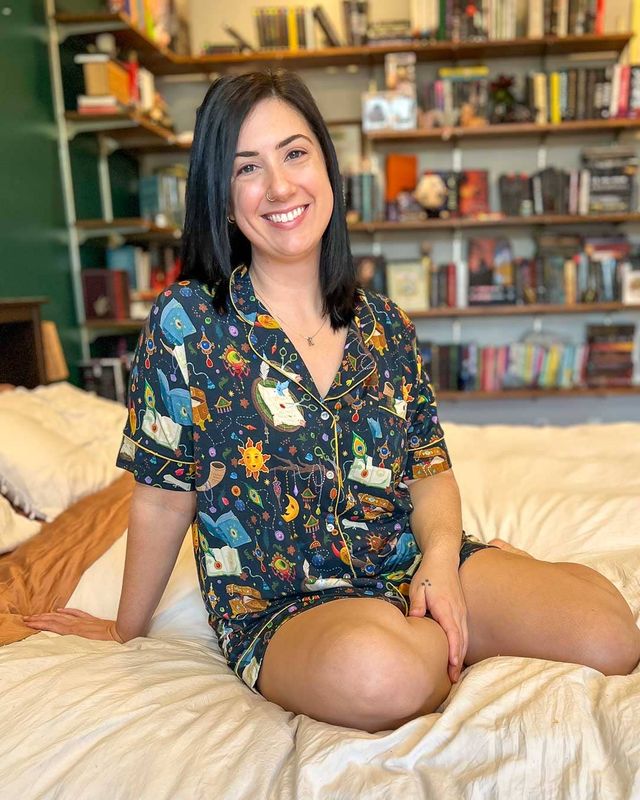 Wizard Pendragon's Baubles Bamboo Shorts Pajama Set
