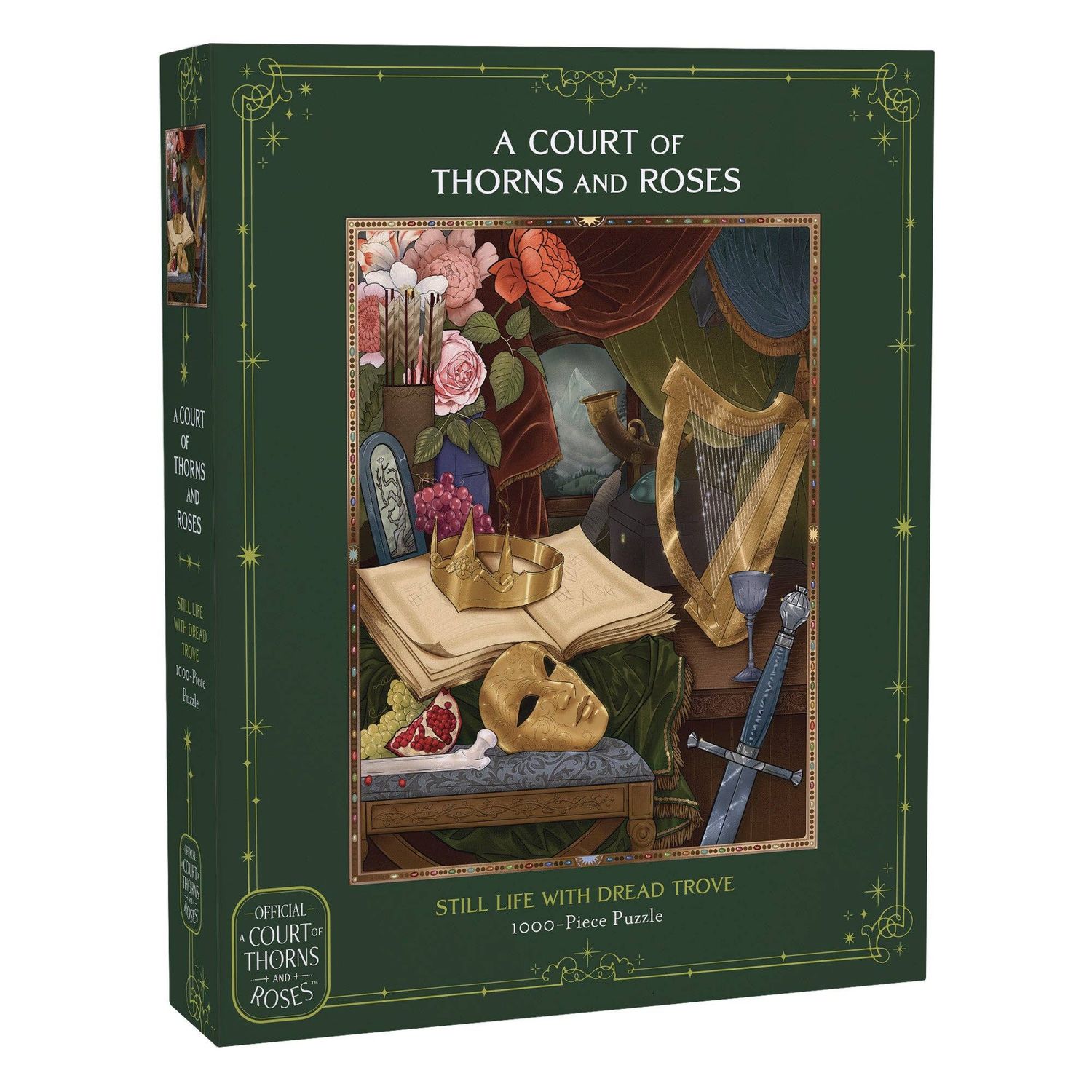 A Court of Thorns and Roses Official Still Life with Dread Trove 1000-Piece Puzzle