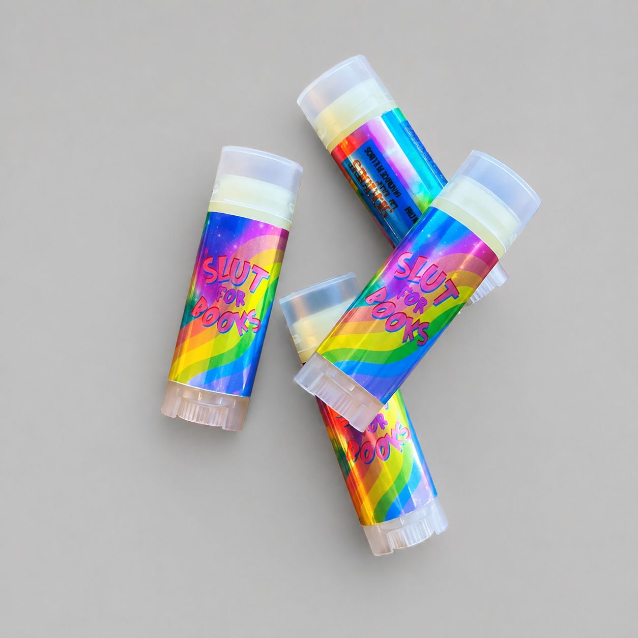 Natural Lip Balm - Slut for Books Gift for Bookish Folks