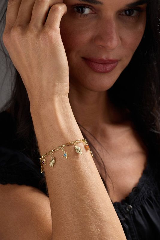 A Court of Thorns and Roses Book Covers Charm Toggle Bracelet