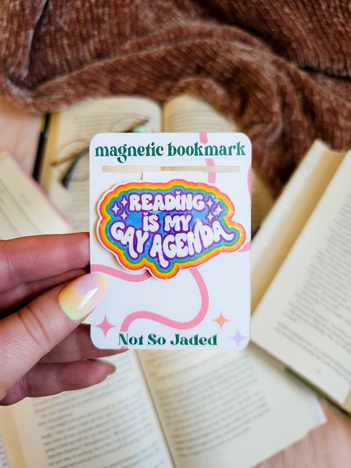 Gay Agenda Magnetic Bookmark