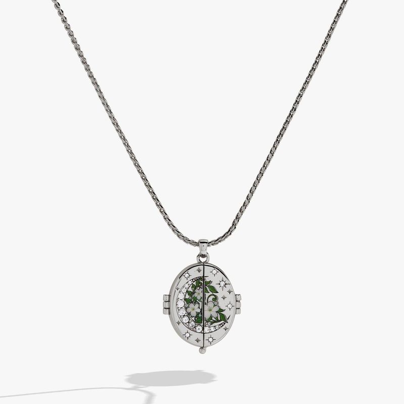 A Court of Thorns and Roses "There You Are" Locket Necklace - Silver