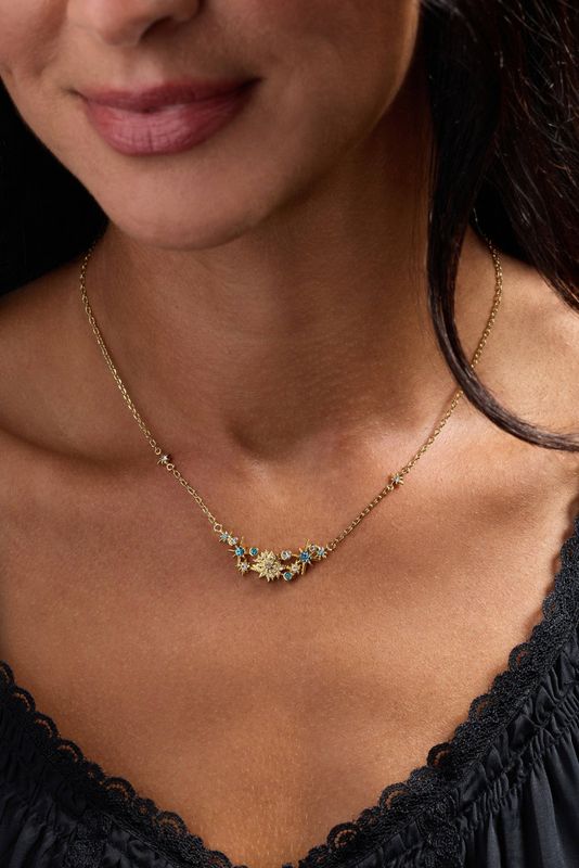 ACOTAR Frost and Starlight Flower Necklace