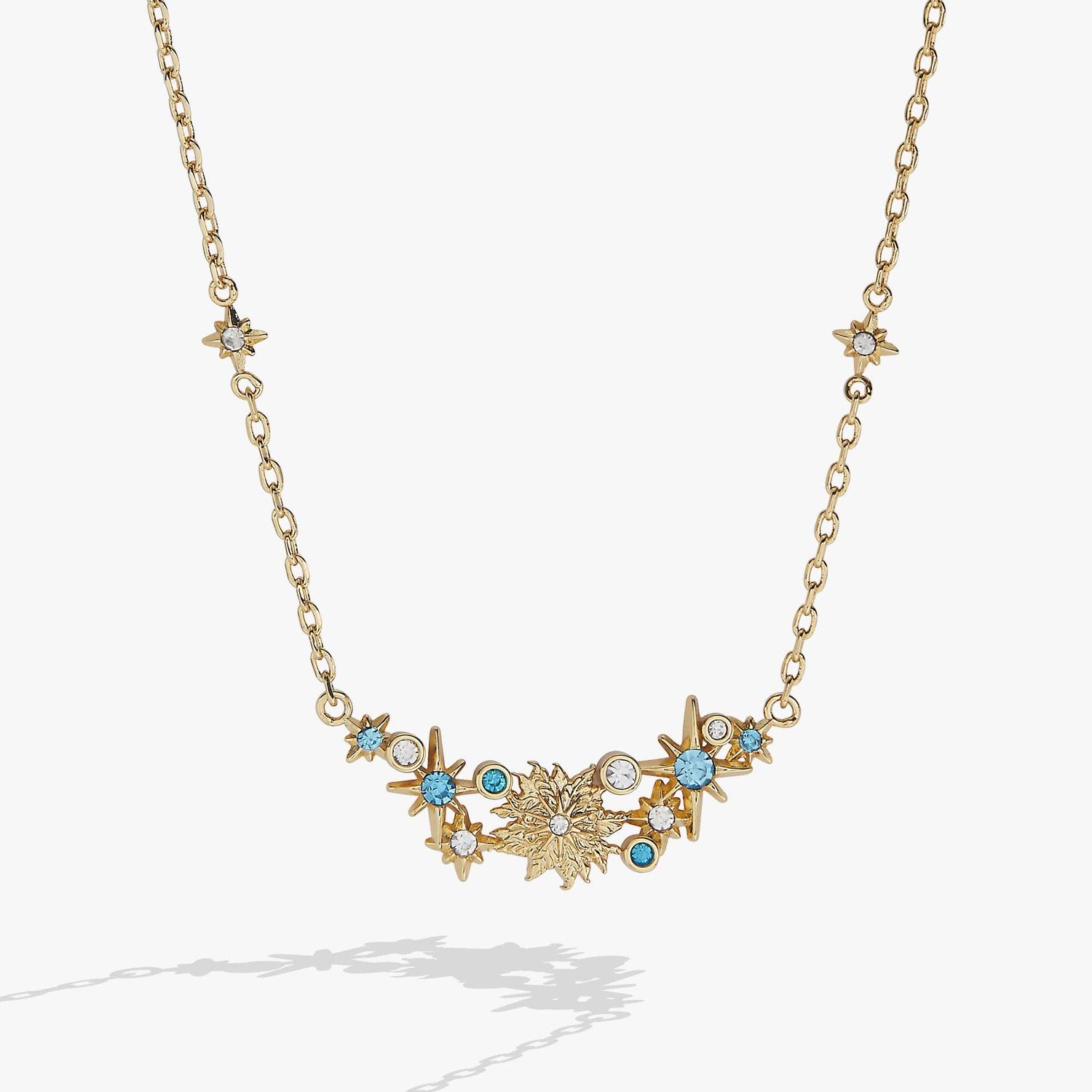 ACOTAR Frost and Starlight Flower Necklace, Finish: Gold