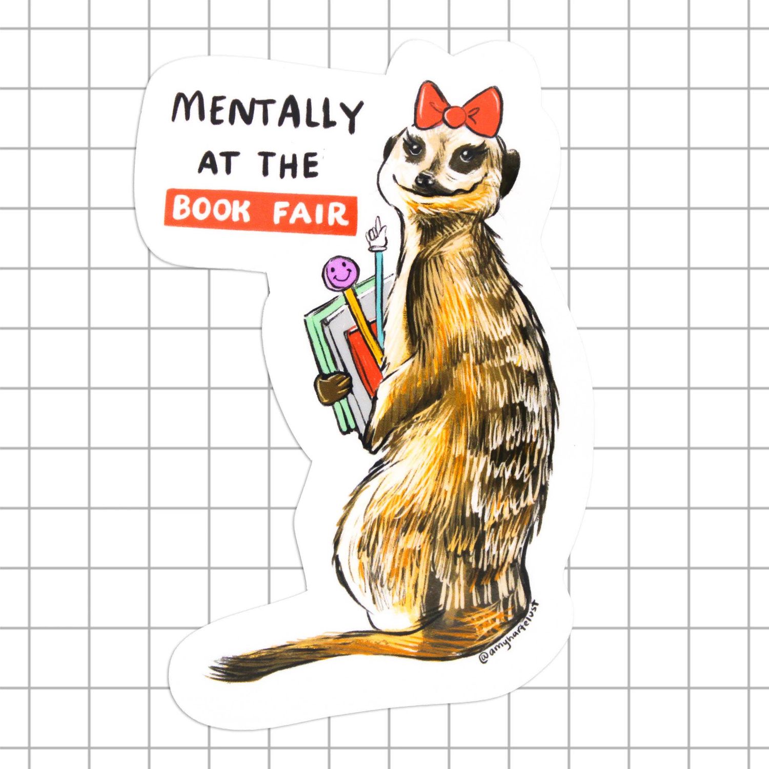 Book Fair Vinyl Sticker