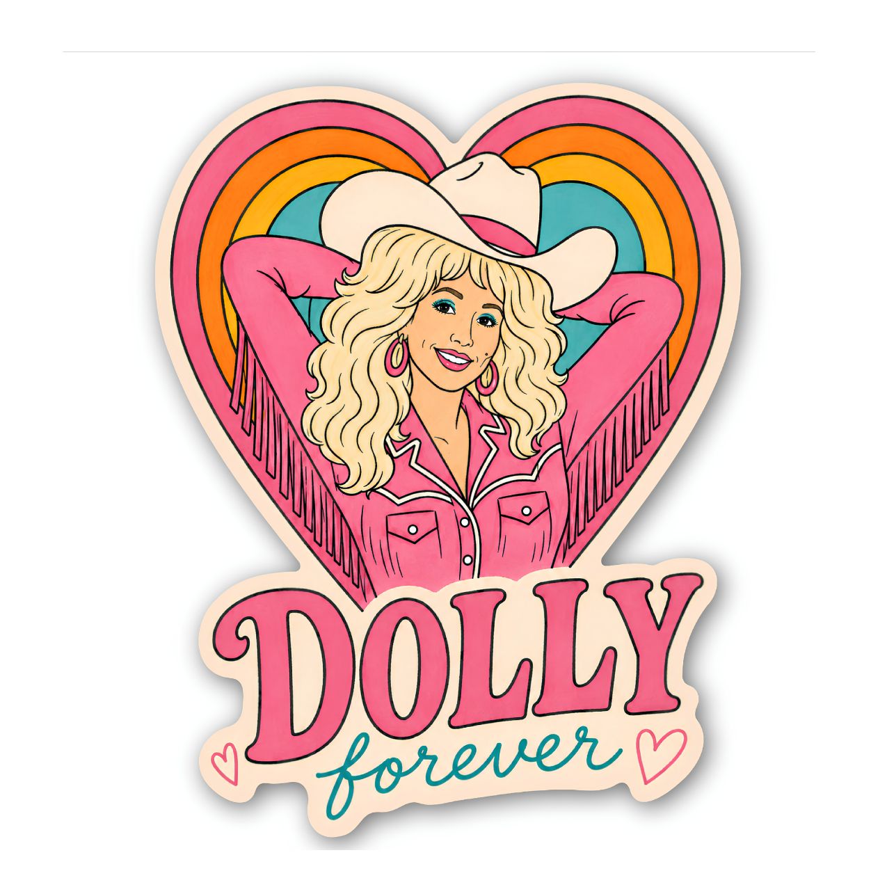 Dolly Forever Sticker | Limited Run Dolly Parton Memorial 