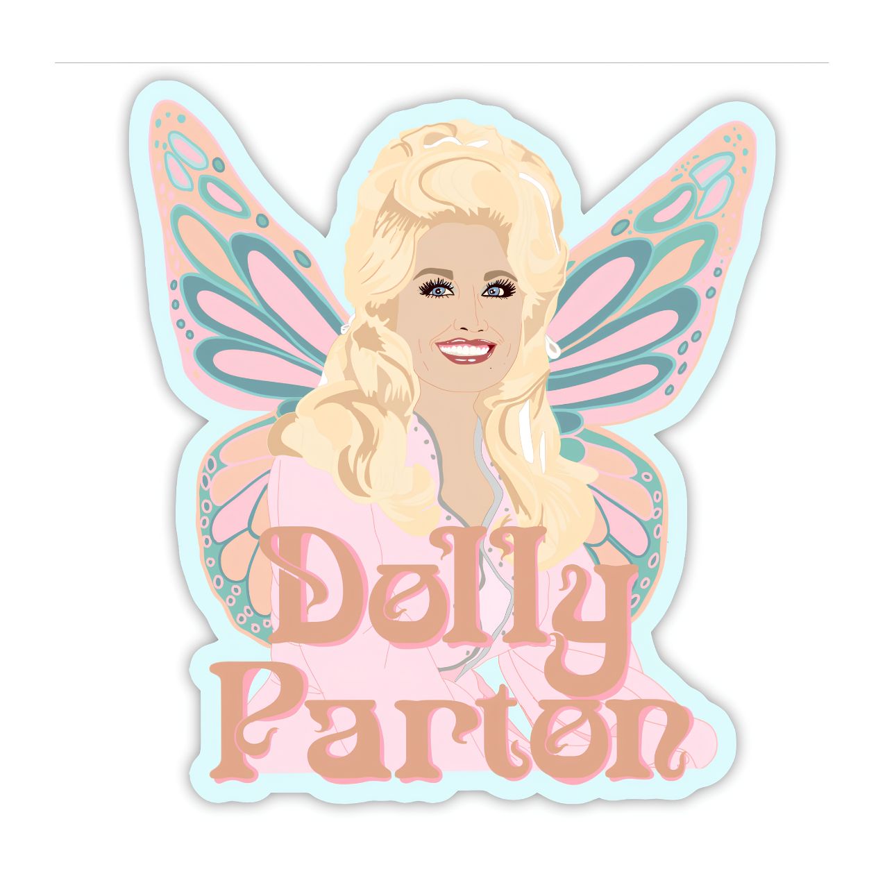 Dolly Parton Fairy Sticker | Limited Run Memorial Sticker 