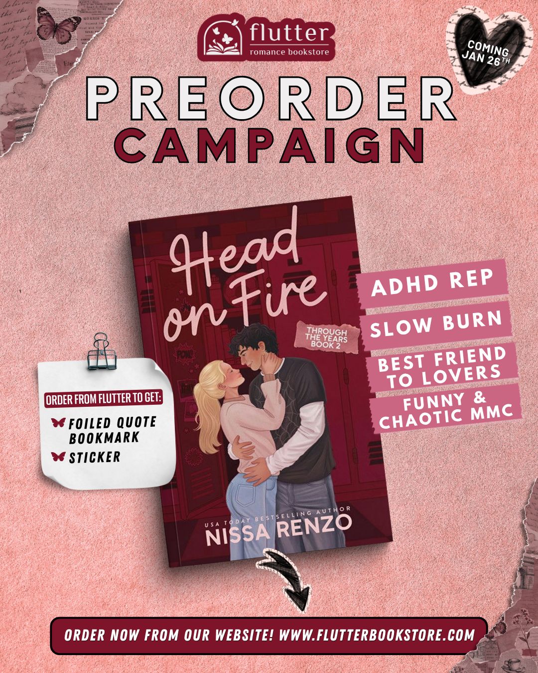 Head on Fire (PREORDER 1/26/27)