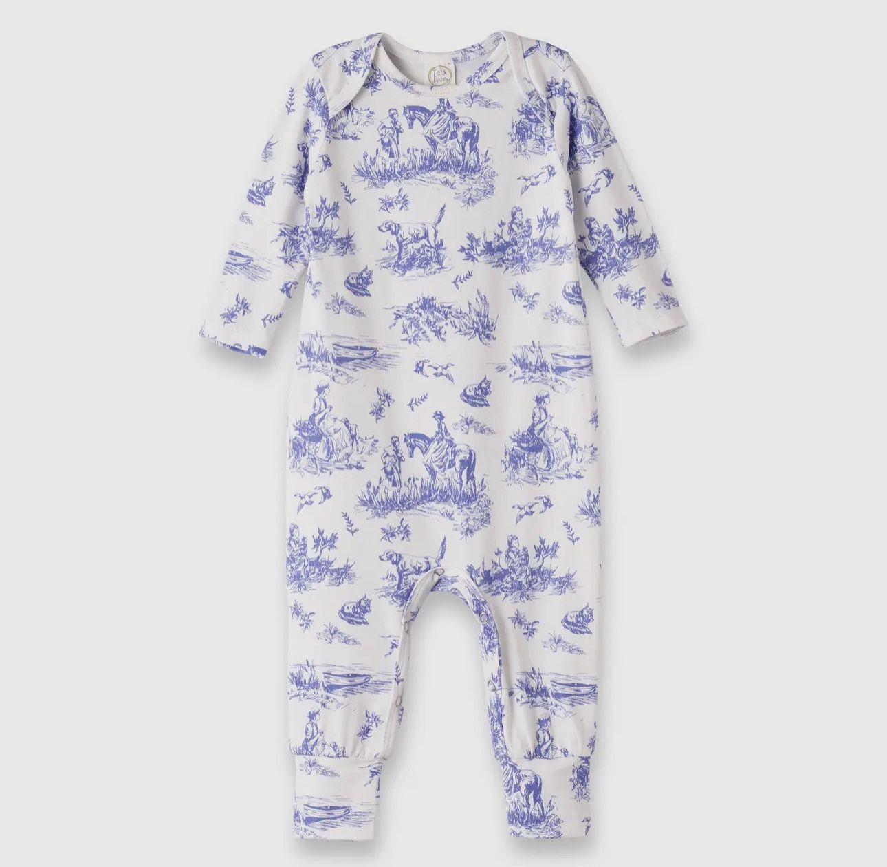 Baby Girl&#39;s Toile De Jouy Bamboo Sleeper