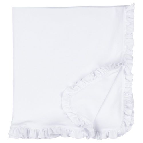 Baby Cotton Ruffle  Swaddle Blanket