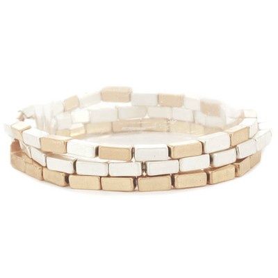 Kat Gold/Silver Bar Bracelet