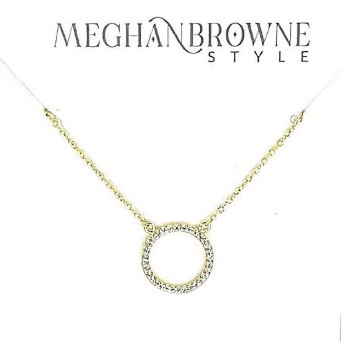 Art Gold Circle Necklace