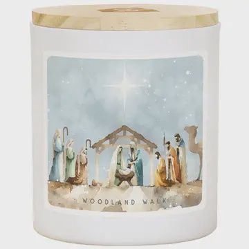 Nativity Scene Candle