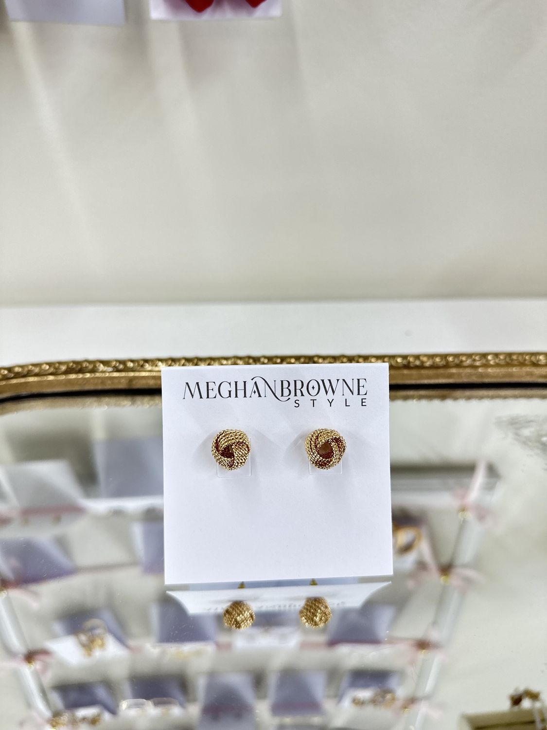 Gold Sack Earrings