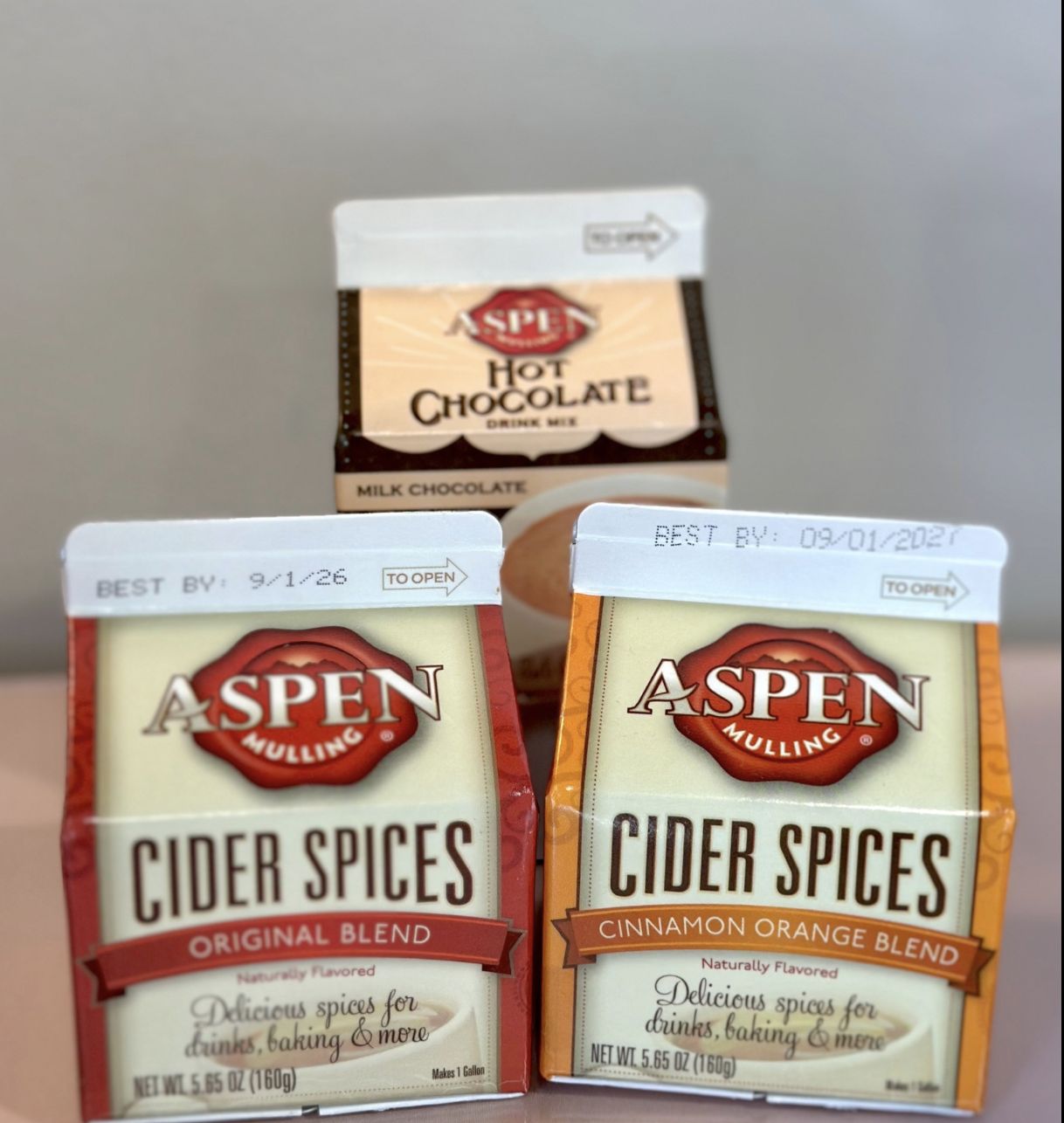 Aspen Holiday Drink Mixes