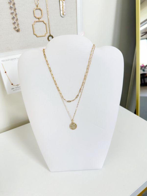 Dirk Gold Layered Necklace