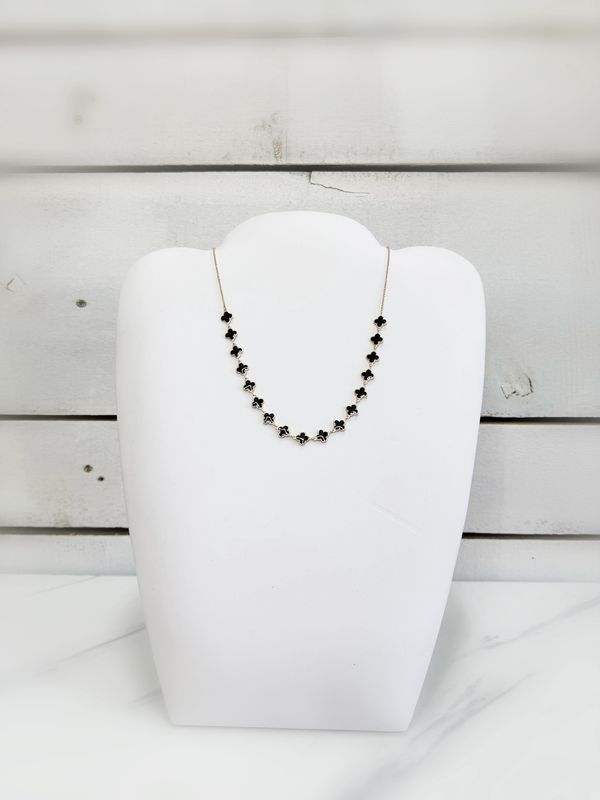 Doris Black Necklace