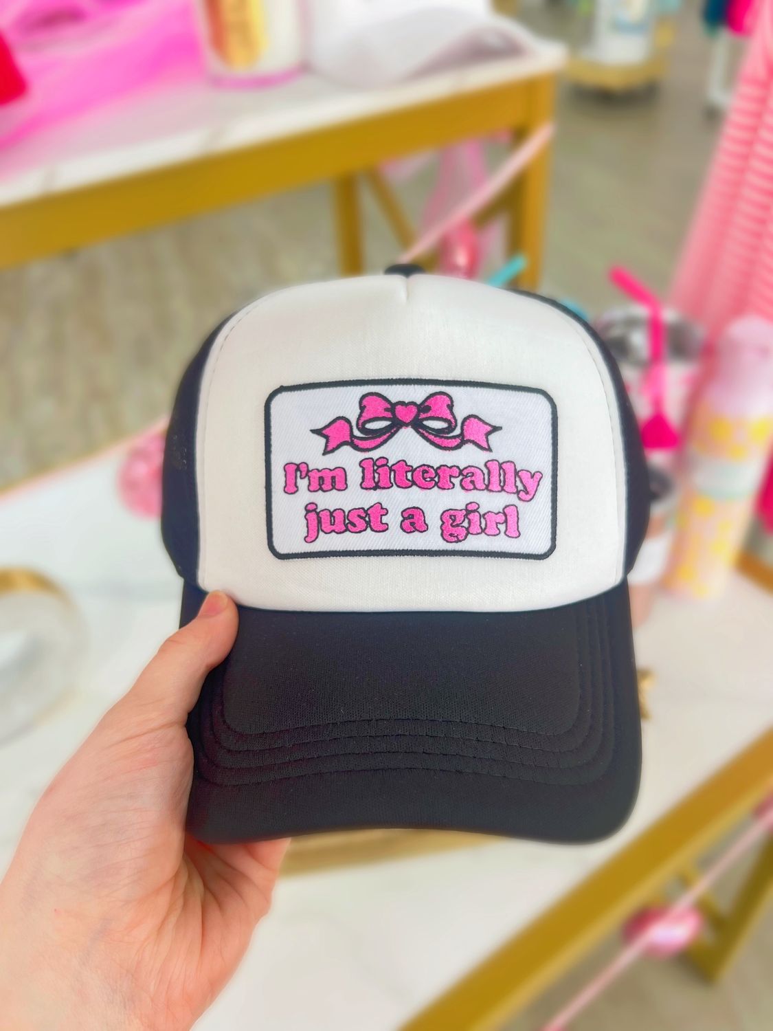 &quot;Just A Girl&quot; Trucker Hat