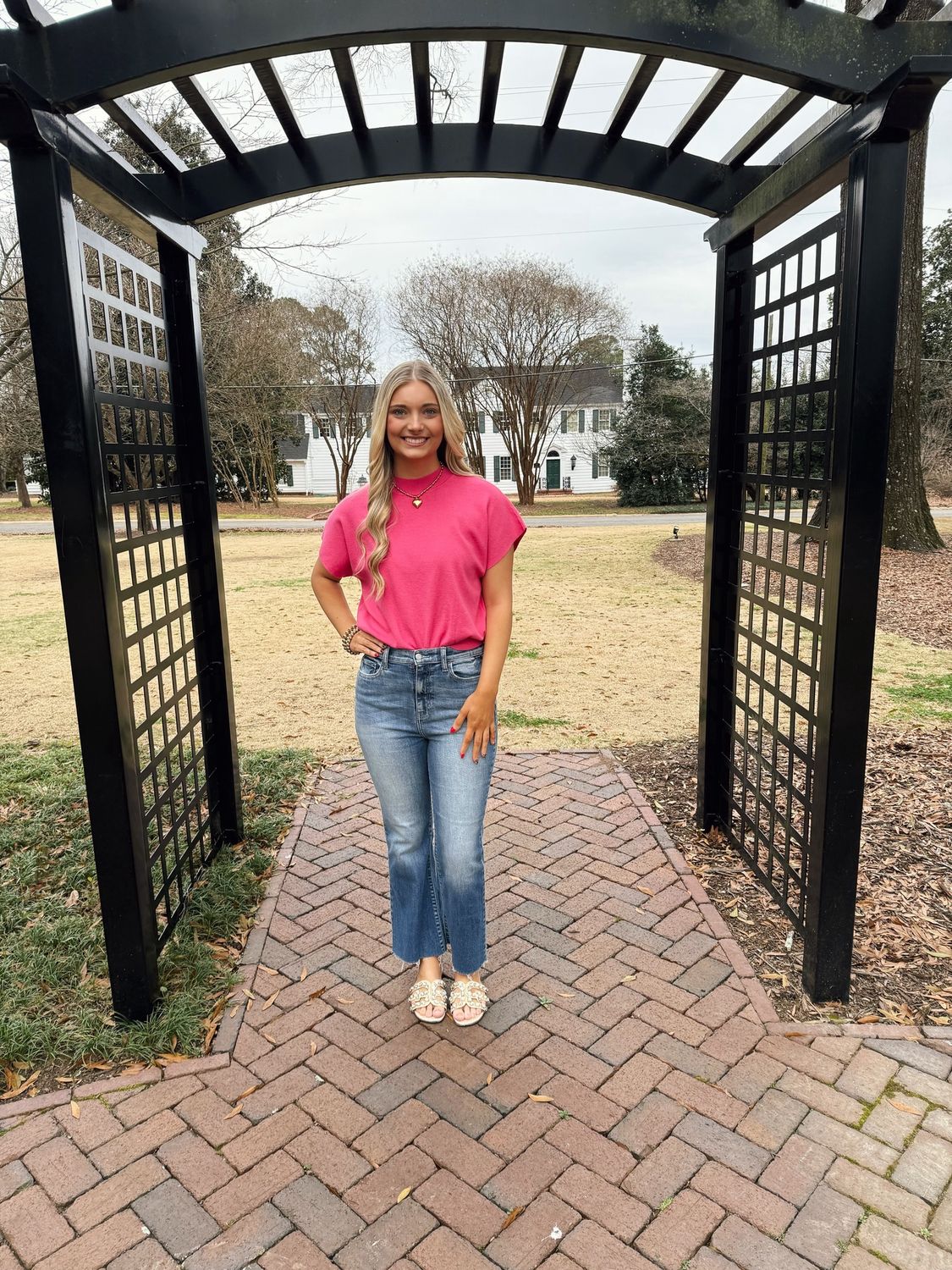 Fuchsia Drop Shoulder Dolman Sweater