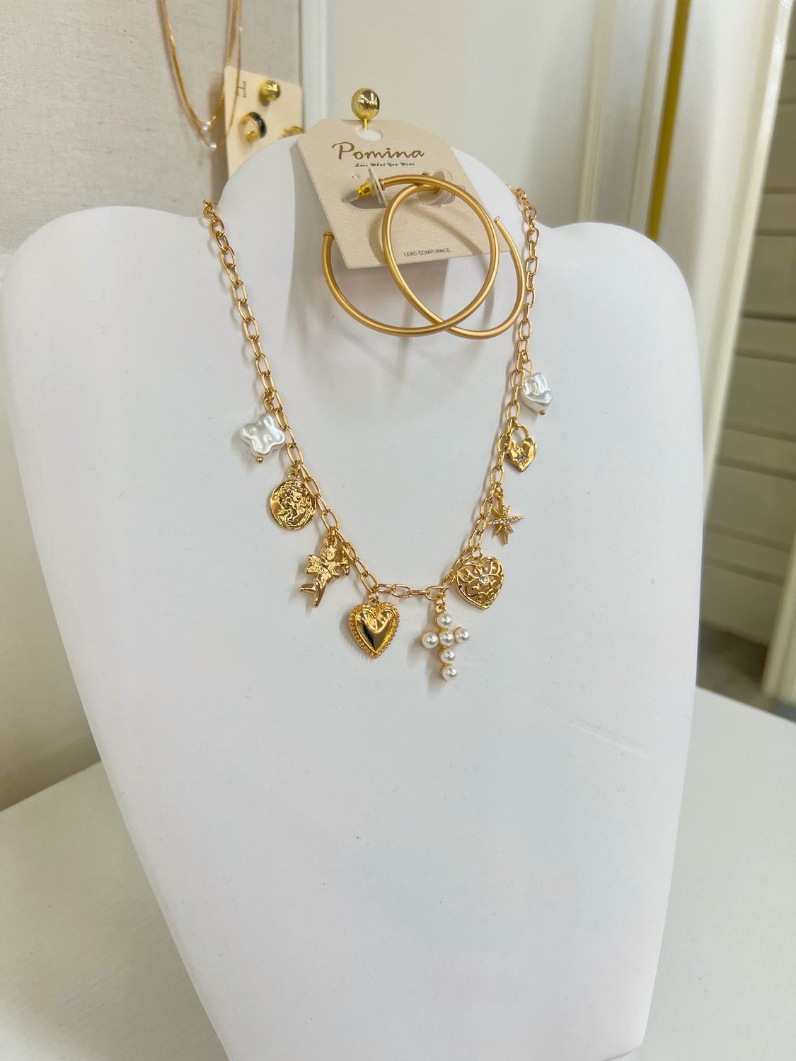 Gold Charm Necklace