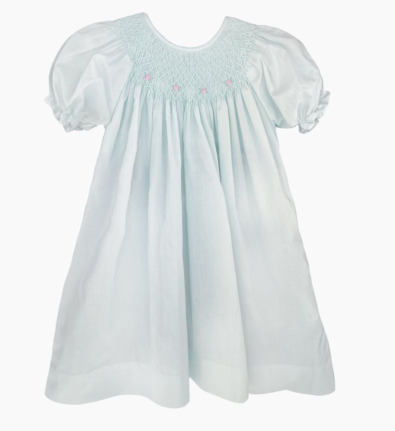Mint Ragland Embroidered Gown