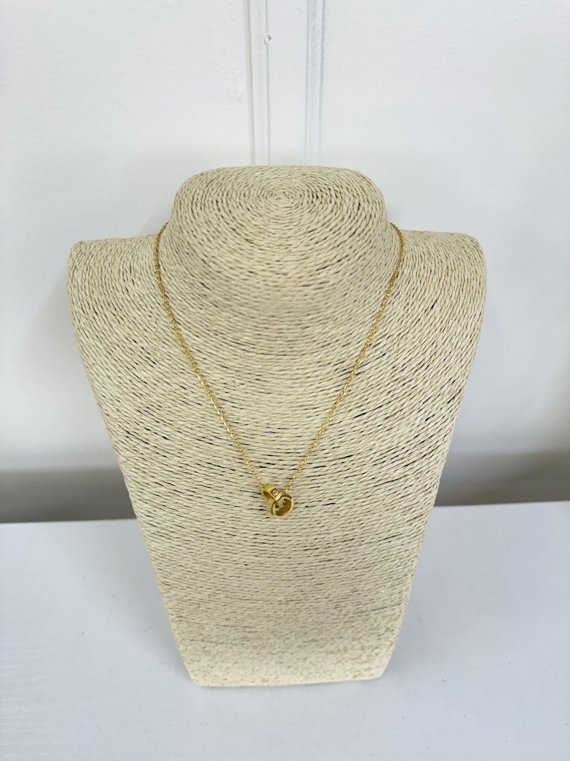 Interlocked Ring Necklace