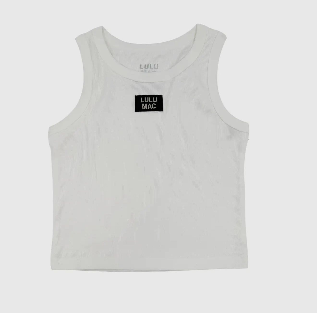 White Lulu Mac Tank
