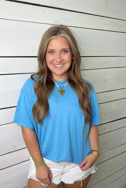 Sky Oversized BF Tee