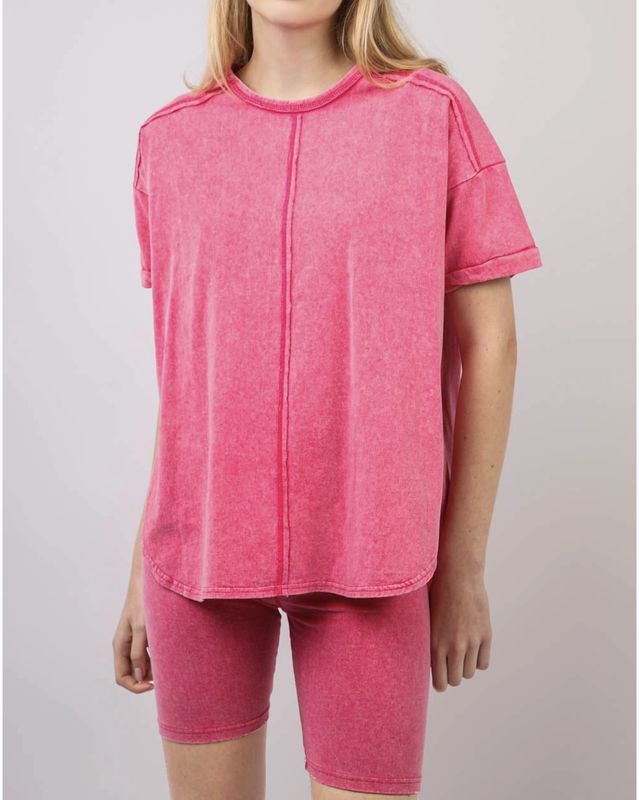 Pink Mineral Washed Active Set