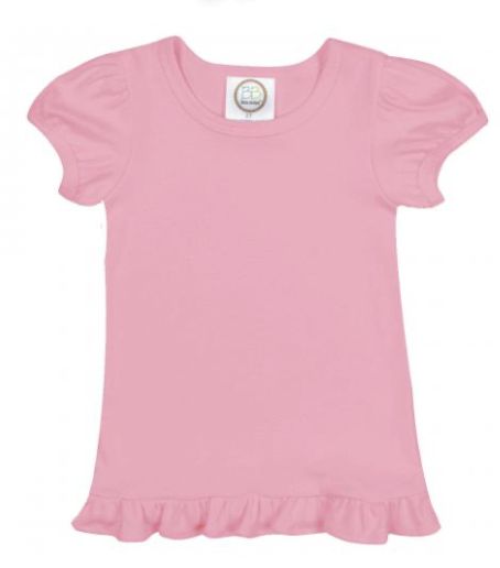 Pink Ruffle Tee