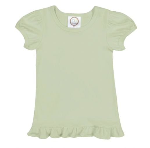 Sage Ruffle Tee