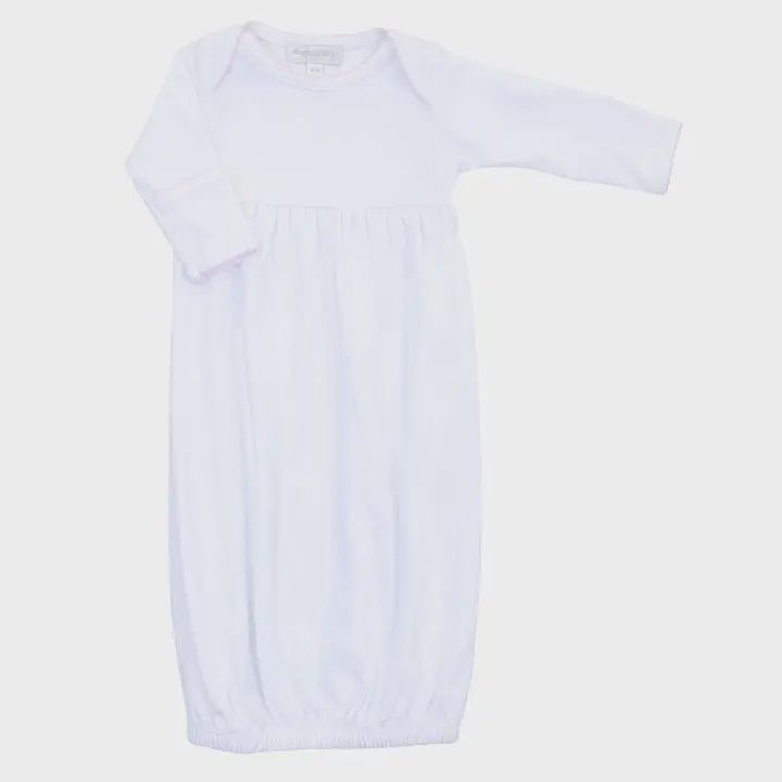 ESSENTIALS GOWN WITH PINK TRIM
