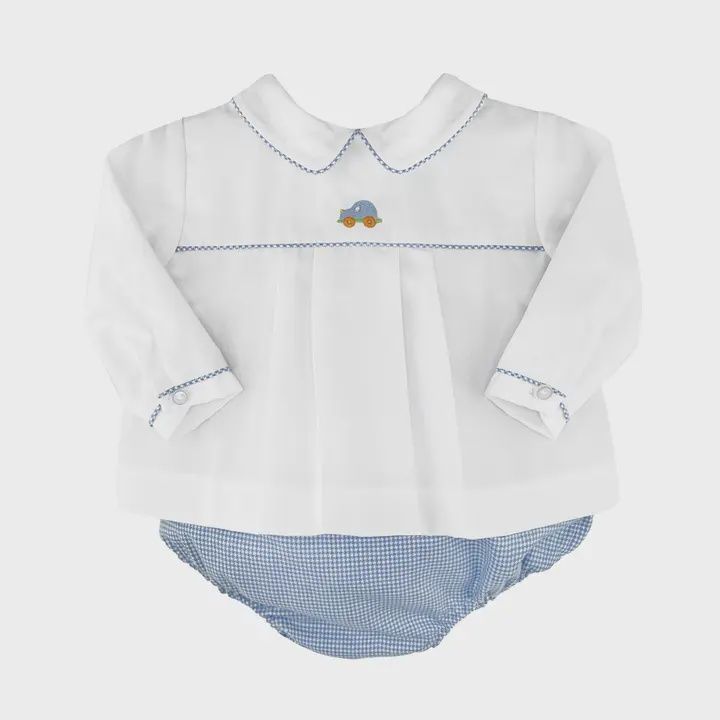 Embroidered Car Diaper Set