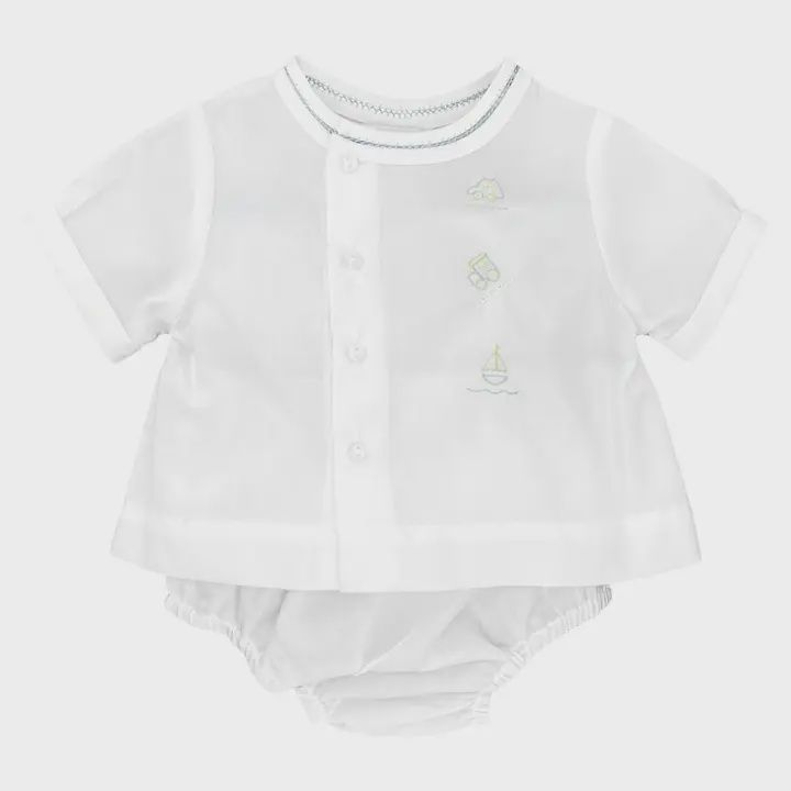 Nursery Shadow Stitch Diaper Set