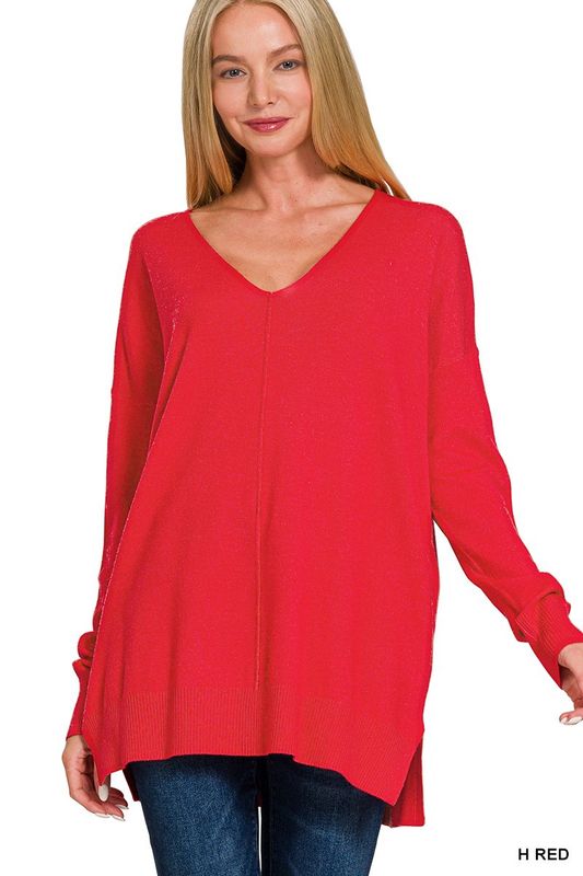Viscose Front Seam Sweater