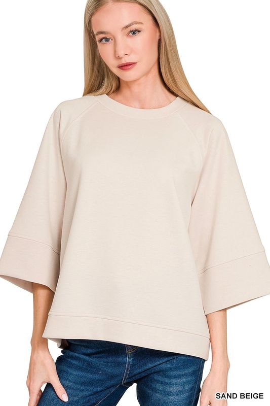 Scuba 3/4 Sleeve Pullover