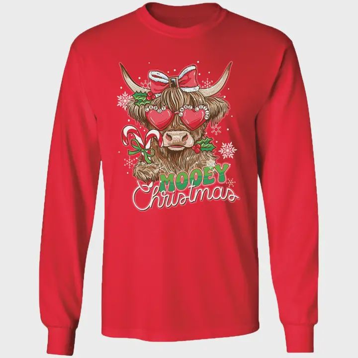 2777 Mooey Christmas Highland-Red