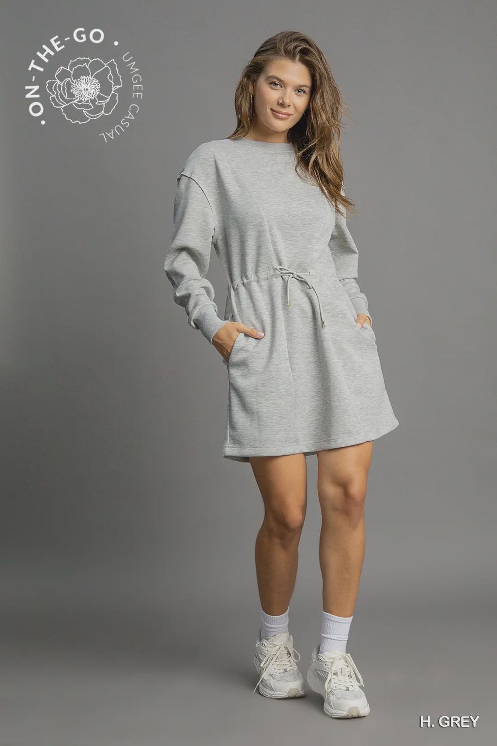 Heather Gray Cotton Dress
