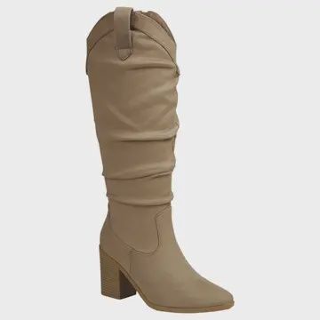 Women Chunky Heel Knee High Boots/ Amanda